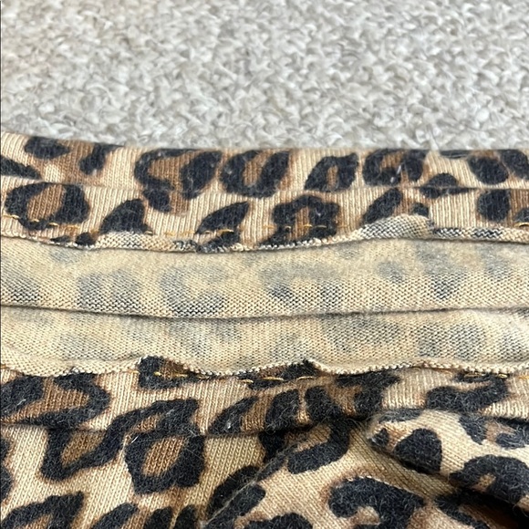 INC International Concepts Leopard Print Puff Sleeve Top - Picture 7 of 7